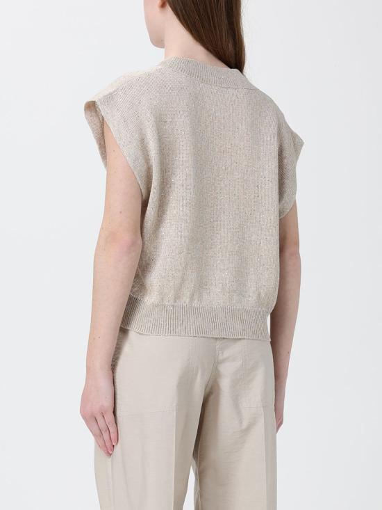 26SS 브루넬로 쿠치넬리 스웨터 MDT746402 C8925 Beige - BRUNELLO CUCINELLI