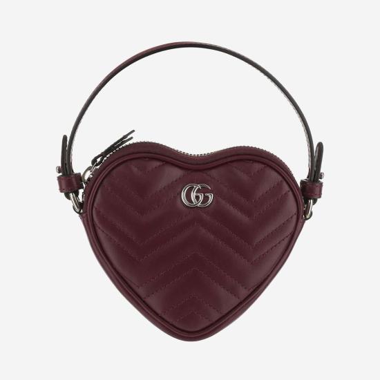  구찌 가방 미니 GG 마몬트 숄더백 버건디 - GUCCI