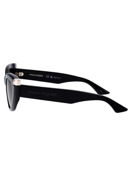  알렉산더 맥퀸 안경 AM0442 S001 선글라스 블랙/블랙/그레이 - ALEXANDER MCQUEEN