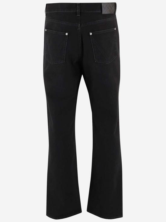  보테가베네타 데님 팬츠 보테가 베네타 코튼 데님 진 팬츠 블랙 - BOTTEGA VENETA
