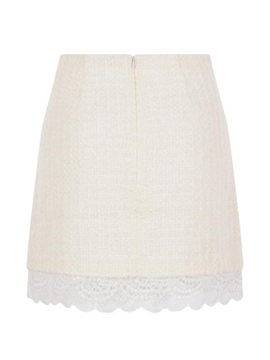 26FW 셀프 포트레이트 미디 스커트 PF26002SKCCREAM White - SELF PORTRAIT