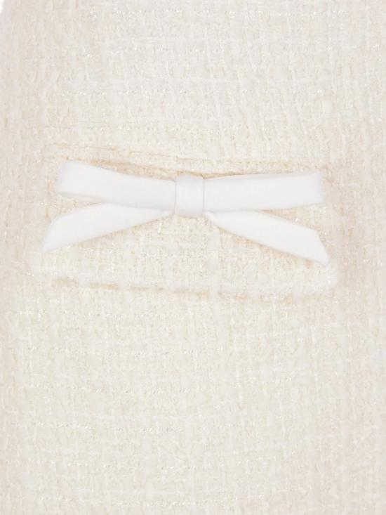 26FW 셀프 포트레이트 미디 스커트 PF26002SKCCREAM White - SELF PORTRAIT