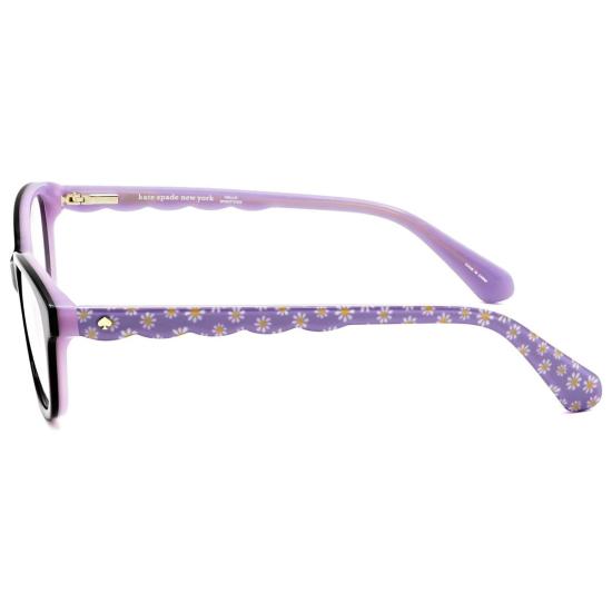  [키즈] 케이트 스페이드 액세서리 젬마 1 X2 48mm 아동용 안경 블랙 라일락 색상 - KATE SPADE