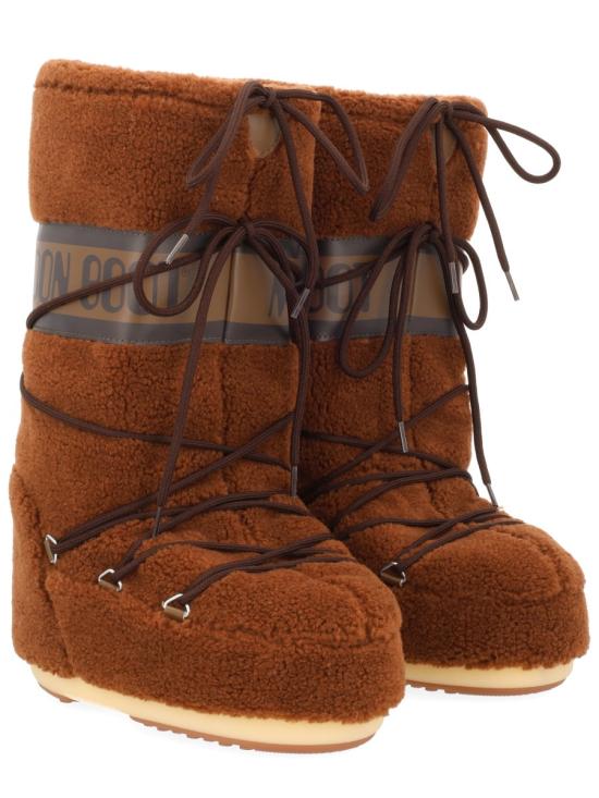25FW 문부츠 아이콘 플리스 부츠 80D1403080 M004 BROWN - MOON BOOT
