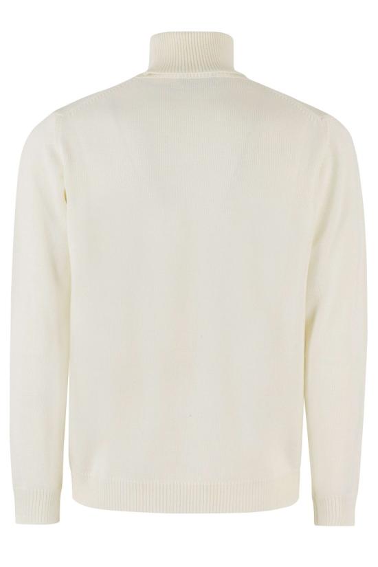 26FW 로베르토 콜리나 니트웨어 263MYB02203 099 White - ROBERTO COLLINA