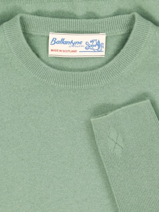 26FW 발렌타인 니트웨어 B2P000 12K0012509 Green - BALLANTYNE