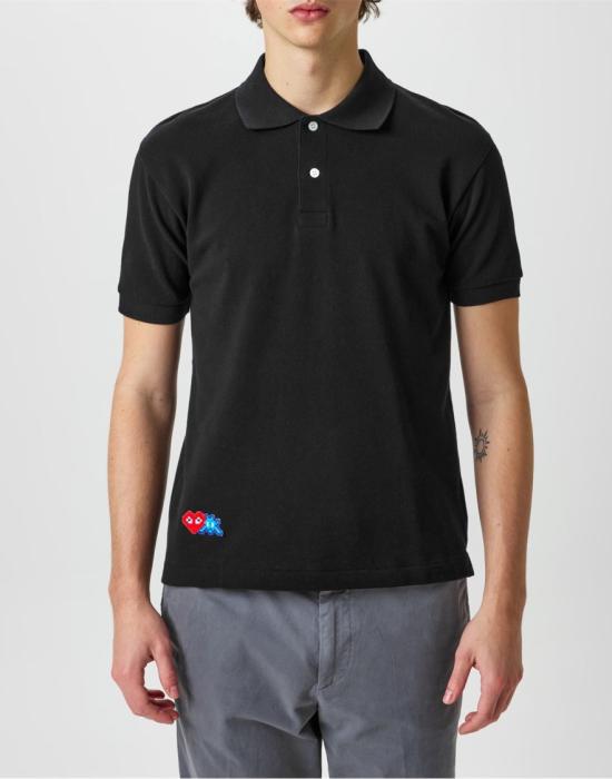 26SS 꼼데가르송 폴로 티셔츠 AZT3660511 Black - COMME DES GARCONS