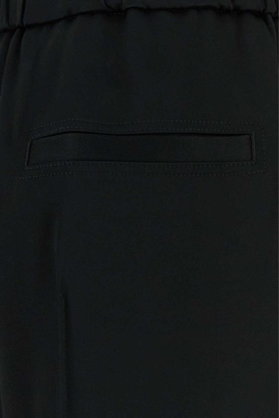 질샌더 스트레이트 팬츠 질 샌더 새틴 와이드 레그 팬츠 블랙 - JIL SANDER