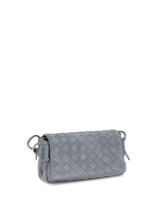  보테가베네타 가방 Bottega Veneta Notturno 숄더백 클라우디 인디고/그레이 믹스 - BOTTEGA VENETA