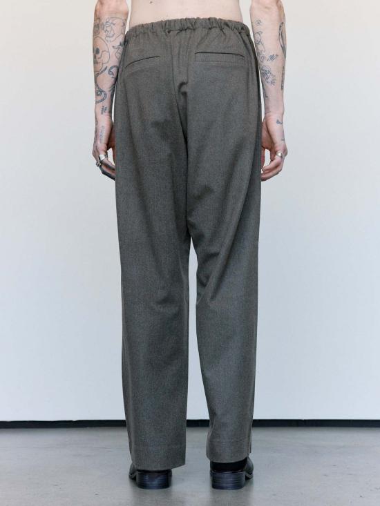  가브리엘라 콜 가먼츠 스트레이트 팬츠 288번 더스트 헤비 울 드로스트링 팬츠 - GABRIELA COLL GARMENTS