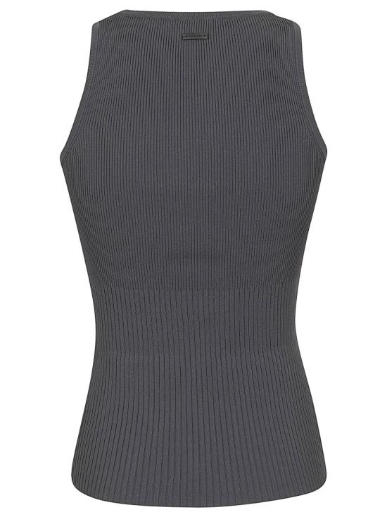 26SS 막스마라 기로 비스코스 탱크 탑 2611361032600 Grey - MAX MARA