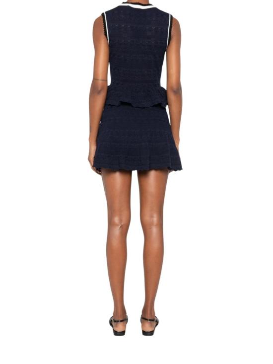 26FW 셀프 포트레이트 원피스 PF26075SNNAVY Blue - SELF PORTRAIT