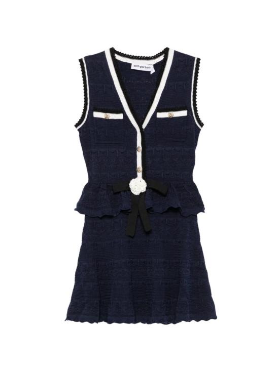26FW 셀프 포트레이트 원피스 PF26075SNNAVY Blue