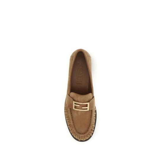 26SS 펜디 플랫 슈즈 FE8D87563TYF1UMLBB BROWN - FENDI