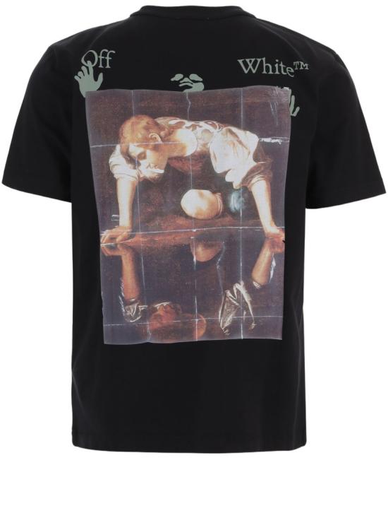 26FW 오프화이트 반팔 티셔츠 44MAA16MF26J00J001 Black - OFF WHITE