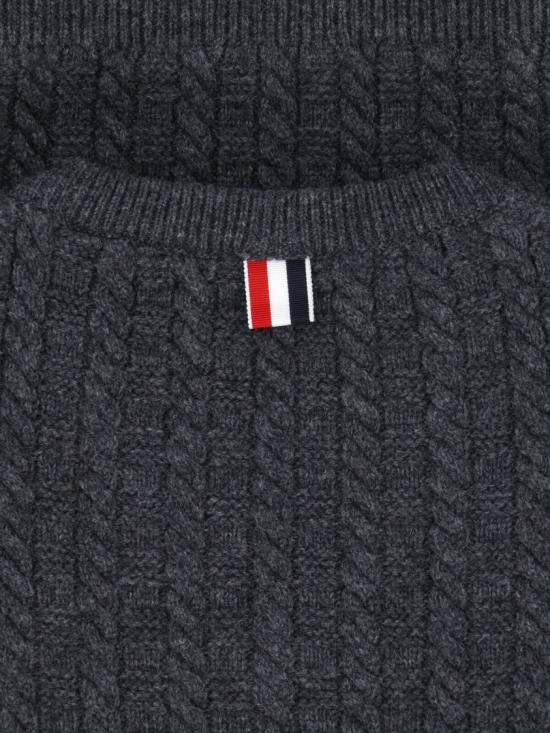 26FW 톰브라운 버진 울 스웨터 버진 울 스웨터 MKA593A Y1005025 Grey - THOM BROWNE