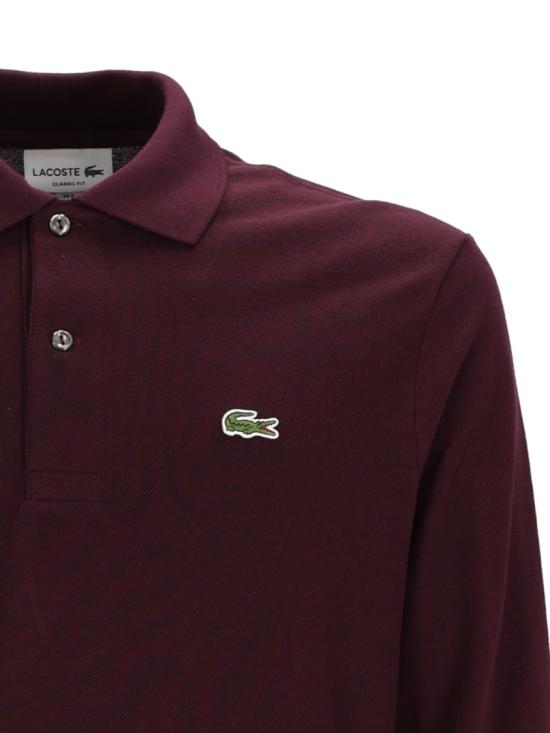 26FW 라코스테 클래식 롱슬리브 폴로 셔츠 L1312 00 Burgundy - LACOSTE