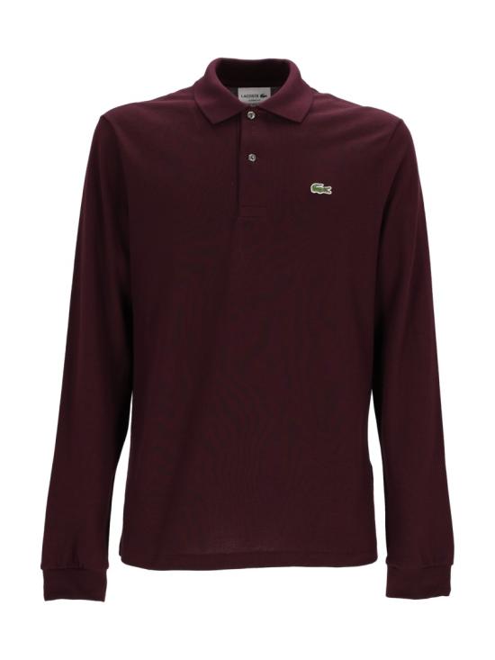 26FW 라코스테 클래식 롱슬리브 폴로 셔츠 L1312 00 Burgundy