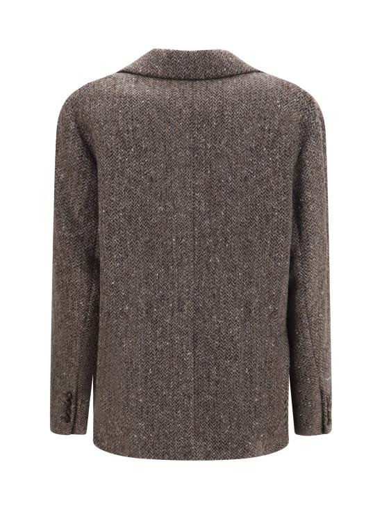 26FW 브루넬로 쿠치넬리 자켓 MG5667205 C004 BROWN - BRUNELLO CUCINELLI
