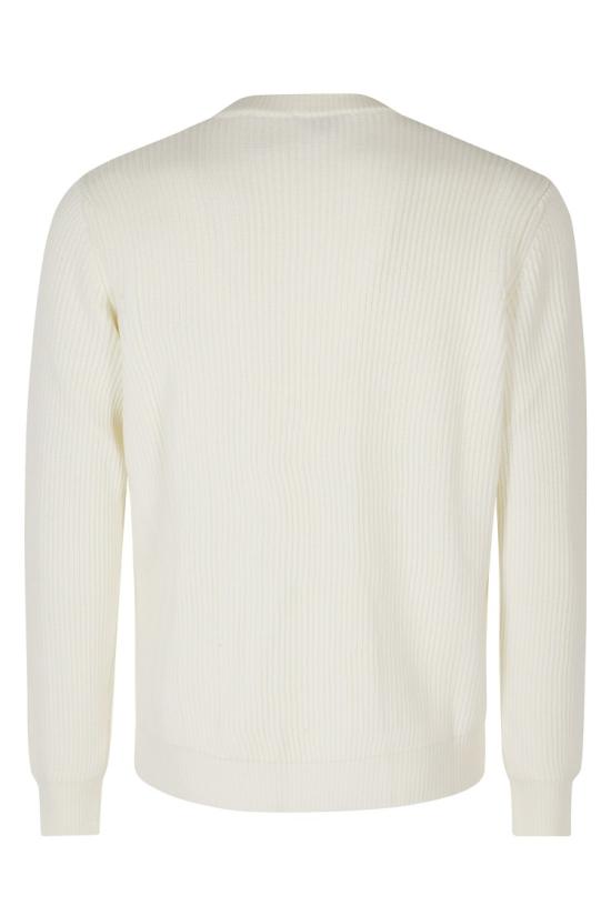 26FW 로베르토 콜리나 니트웨어 263MYB02101 099 White - ROBERTO COLLINA