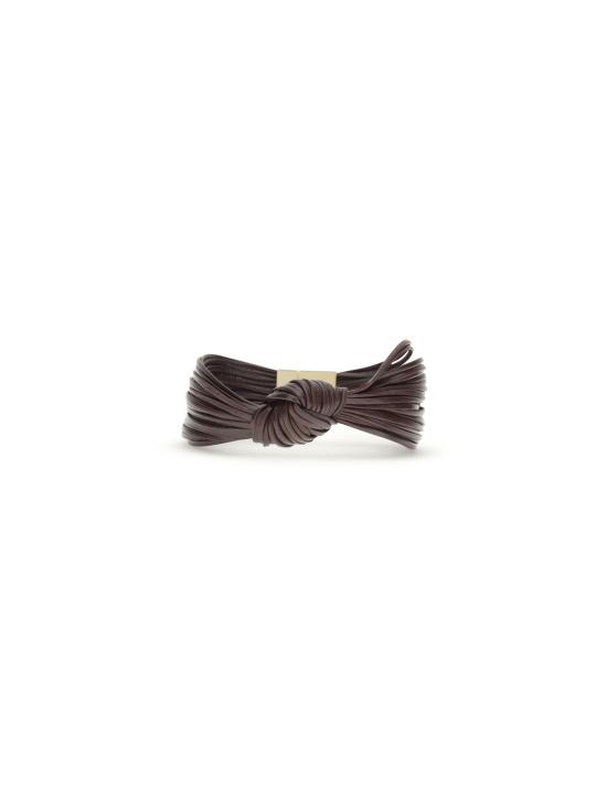  보테가베네타 팔찌 보테가 베네타 가죽 매듭  다크 바로로 - BOTTEGA VENETA
