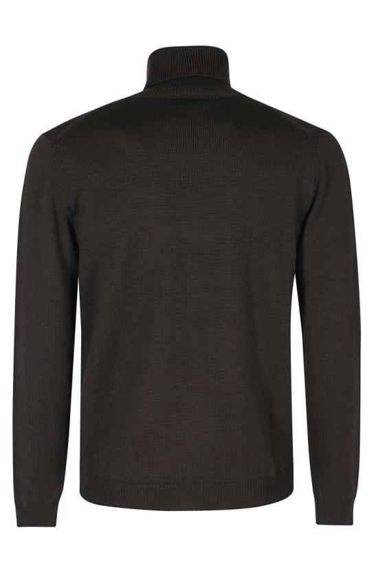 26FW 로베르토 콜리나 니트웨어 263MYB02203 099 Brown - ROBERTO COLLINA