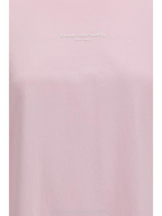 26FW 알렉산더 왕 폴로 티셔츠 UCC3261908 680B PINK - ALEXANDER WANG