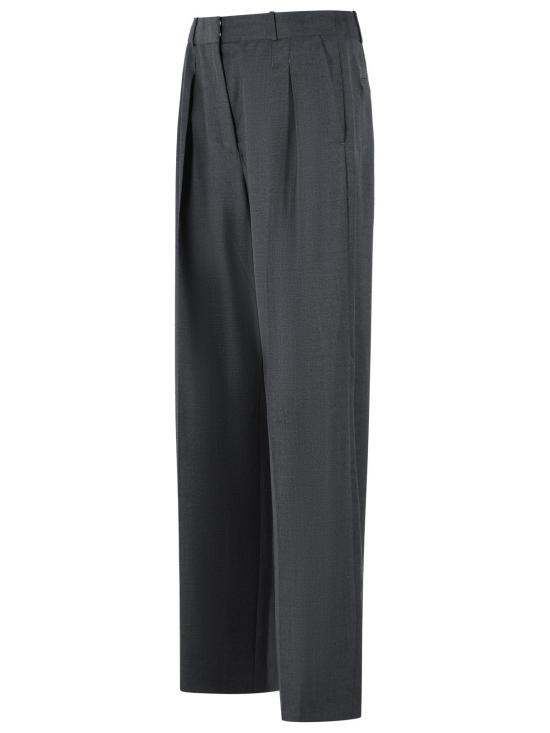 26FW 루루 드 세종 스트레이트 팬츠 SBIRU LDSANTHRACITE MELANGE Grey - LOULOU DE SAISON