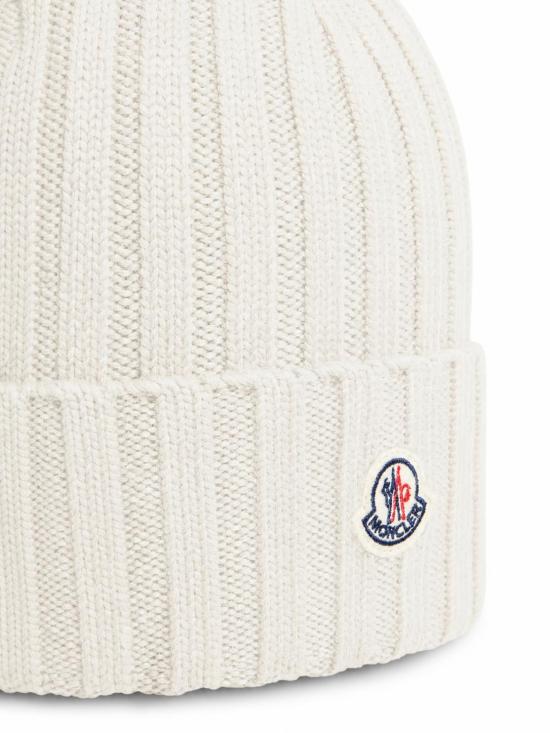 26FW 몽클레어 로고 울 비니 로고 울 비니 L20933B00036A9327 030 - MONCLER