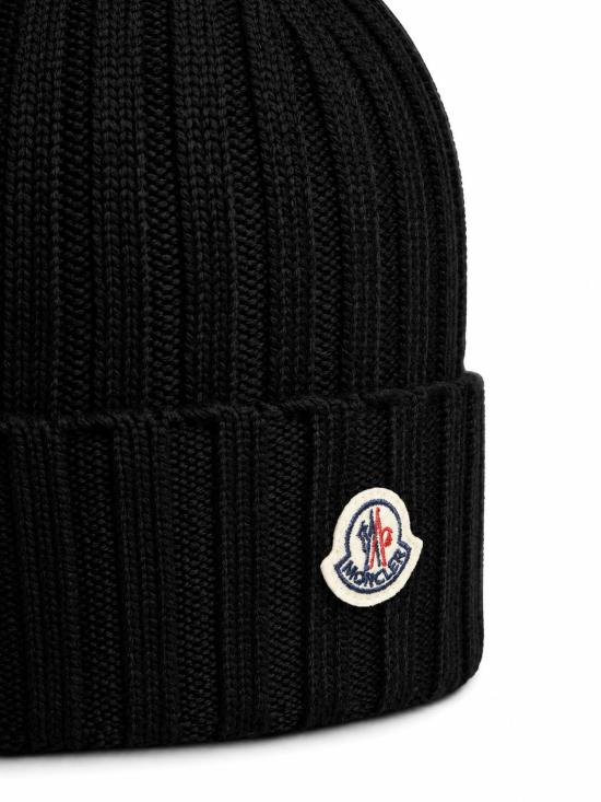 26FW 몽클레어 로고 울 비니 로고 울 비니 L20933B00036A9327 999 - MONCLER