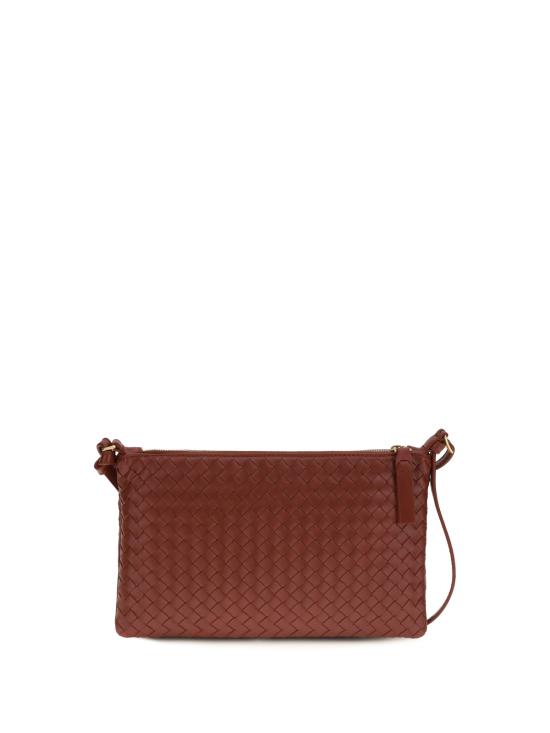  보테가베네타 가방 Bottega Veneta 인트레치아토 송아지 가죽 숄더백 라바 레드/브라스