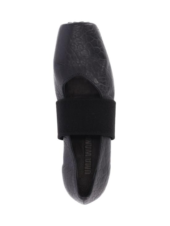 26FW 우마 왕 플랫 슈즈 US9018UW900 Black - UMA WANG