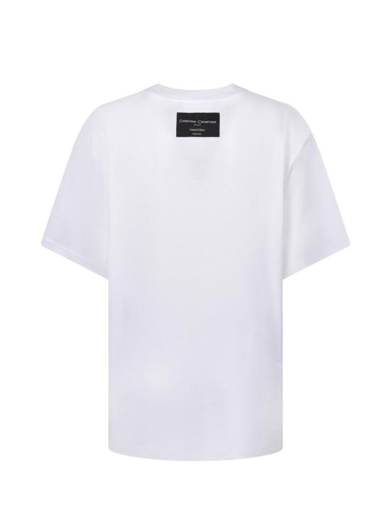 26FW Christina Crawford 탑 02LOVI2526B White - CHRISTINA CRAWFORD