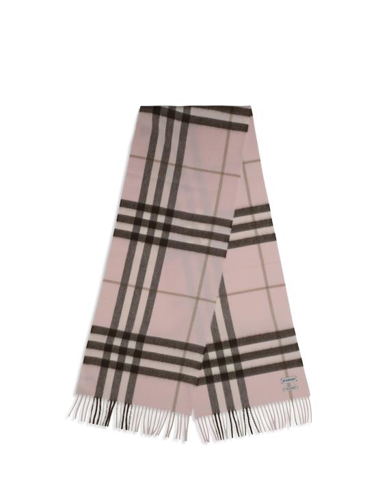 26FW 버버리 체크 캐시미어 스카프 8113947 C2902 PINK - BURBERRY