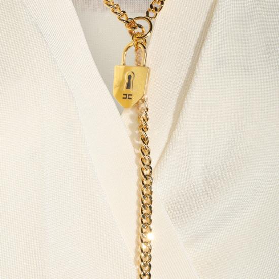 26FW 엘리자베타프랜치 탑 BK03S66E2193 White - ELISABETTA FRANCHI