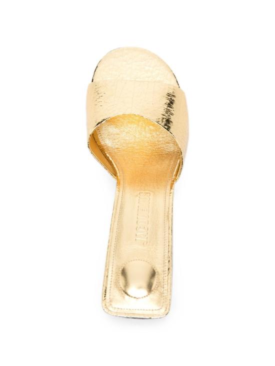26FW 자크뮈스 뮬/슬리퍼 FOW00167 AC21G01 280 Gold - JACQUEMUS