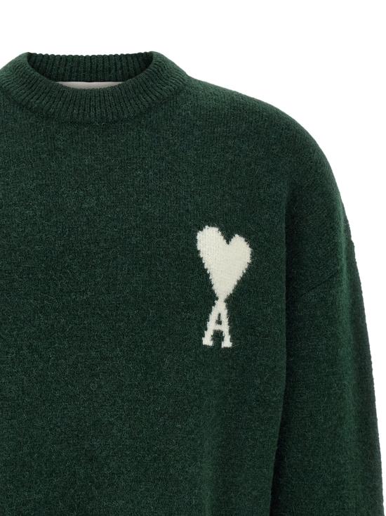 26FW 아미 스웨터 AM340060BM GREEN - AMI
