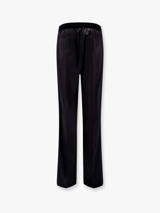  톰포드 스트레이트 팬츠 톰 포드 스트레치 새틴 팬츠 블랙 - TOMFORD