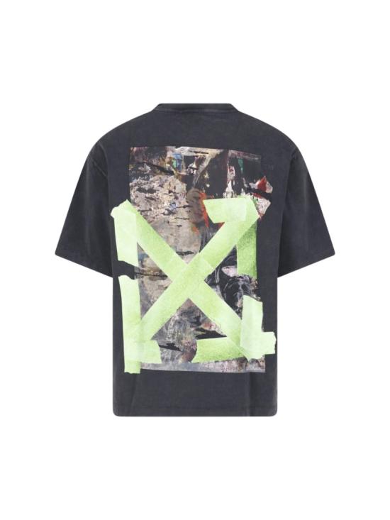 26FW 오프화이트 반팔 티셔츠 44MAA120F26J019001VINTAGE BLACK - OFF WHITE