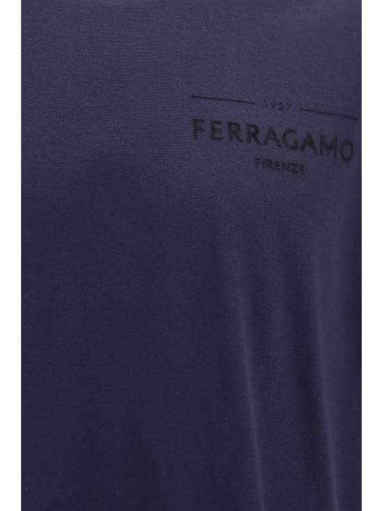 26FW 살바토레 페라가모 탑 796592 001 NAVY - SALVATORE FERRAGAMO