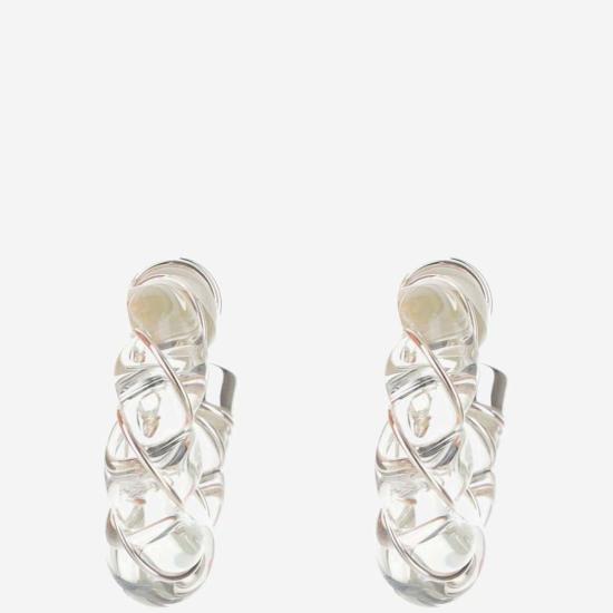  보테가베네타 이어링 보테가 베네타 트위스트 후프  실버 - BOTTEGA VENETA