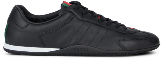  구찌 스니커즈 시프트 가죽  블랙 - GUCCI