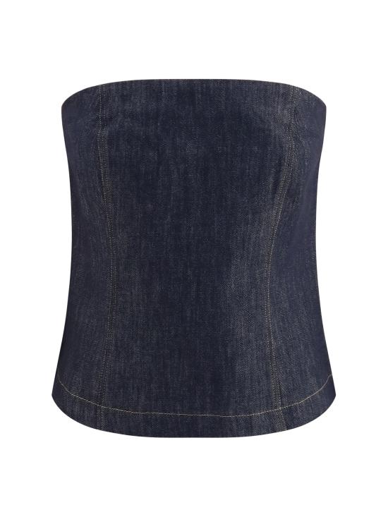 26SS 브루넬로 쿠치넬리 민소매 티셔츠 MB125EO909 C001 NAVY