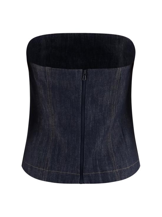26SS 브루넬로 쿠치넬리 민소매 티셔츠 MB125EO909 C001 NAVY - BRUNELLO CUCINELLI