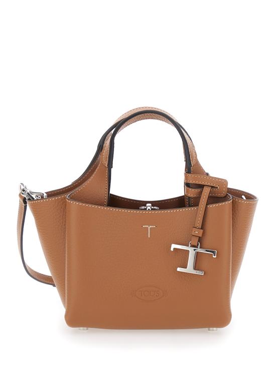 26FW 토즈 마이크로 토트백 XBWAPAFL000QRI S410 BROWN DOM