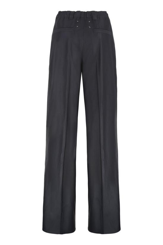 마르지엘라 스트레이트 팬츠 메종  치노 와이드 팬츠 블랙 - MAISON MARGIELA