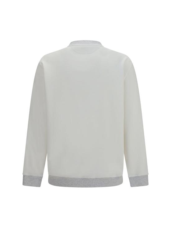26FW 브루넬로 쿠치넬리 탑 MM8263390G CA819 WHITE - BRUNELLO CUCINELLI