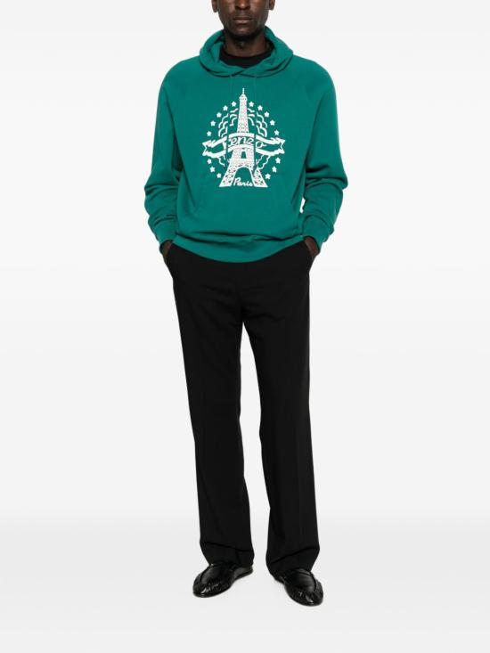 26FW 겐조 후드 티셔츠 FG65HO553 4MQ55 GREEN - KENZO