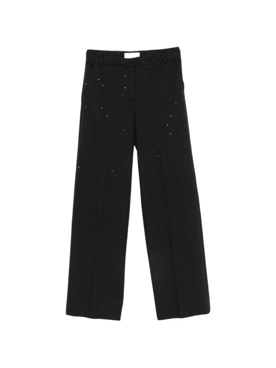 26FW 에르마노 피렌제 스트레이트 팬츠 D49EP032 E5CMF099 BLACK