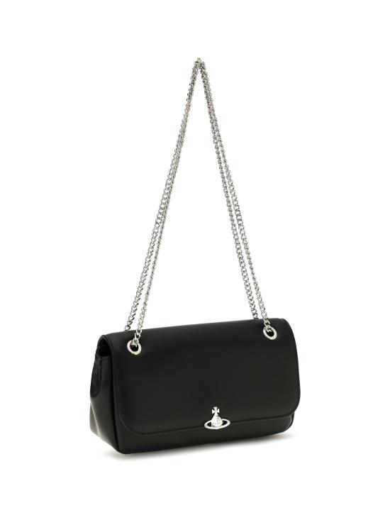 26FW 비비안웨스트우드 ORB 로고 체인 크로스백 5C01000XWS0026 N401 BLACK - VIVIENNE WESTWOOD